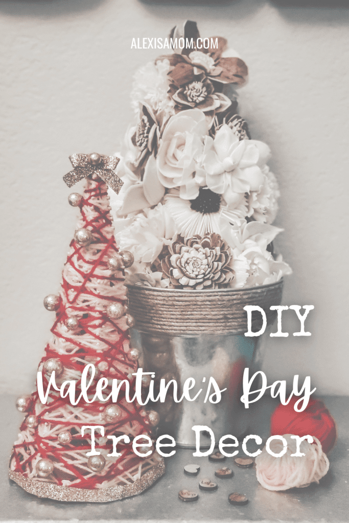 DIY Valentine's Day Tree Decor - ALEX IS A MOM dot COM